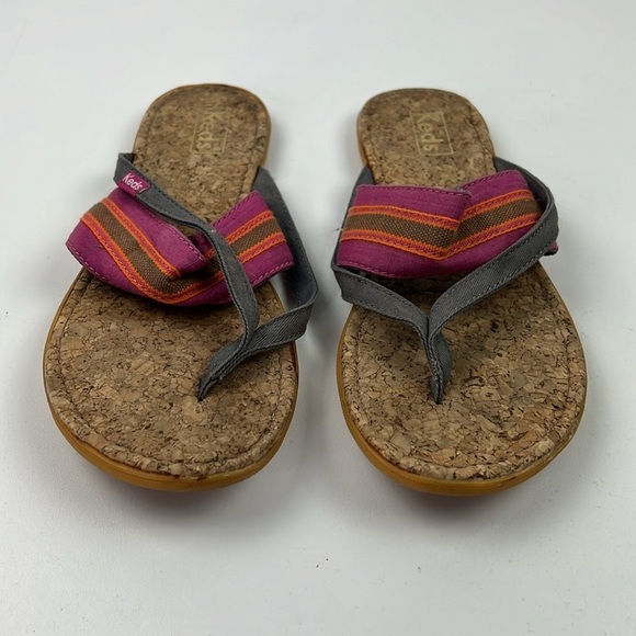 Keds Tealight Band Cork Slip On Sandals Size 8 - Picture 2 of 9